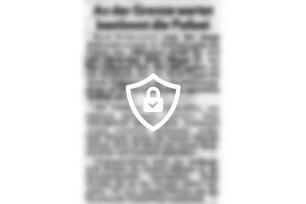 [Name maskiert] Grenze wartet bestimmt die Polizei