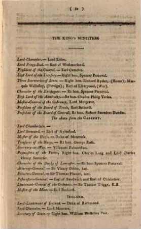 The Royal kalendar and court and city register for England, Scotland, Ireland and the colonies : for the year ..., 1811