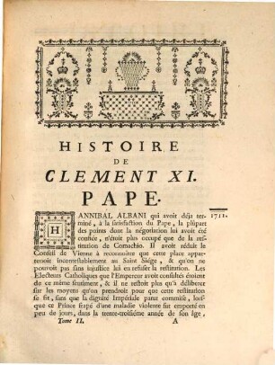 Histoire De Clément XI. Pape, 2