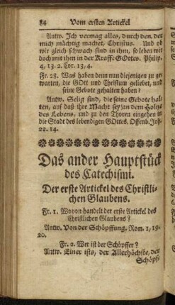 Das ander Hauptstück des Catechismi.