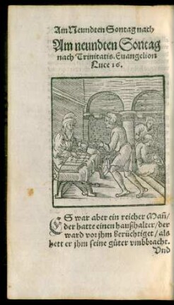 Am neundten Sontag nach Trinitatis.