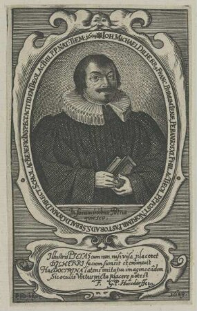 Bildnis des Ioh. Michael Dilherrus