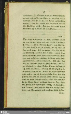 XII. [Fahrt nach Pillnitz, Opera, Porschberg und dessen Aussicht]