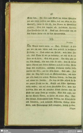 XII. [Fahrt nach Pillnitz, Opera, Porschberg und dessen Aussicht]