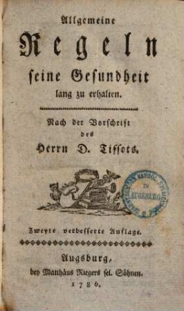 Allgemeine Regeln seine Gesundheit lang zu erhalten