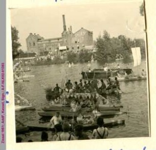 Wasserfestzug beim Kasseler Volksfest Zissel, 1951
