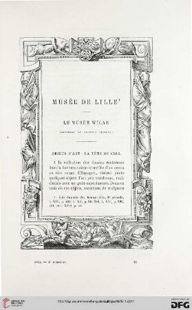 2. Pér. 17.1878: Le musée Wicar, 7 : Musée de Lille