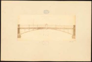 Schmiedeeiserne Dekoration der Jannowitz-Brücke, Berlin: Ansicht