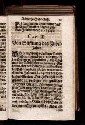 Von Stifftung des Jubel-Jahrs