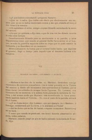 VII - Ricardo Navarro, condenado á muerte