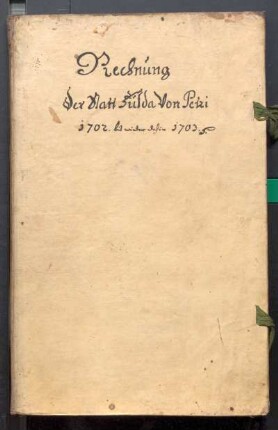 IX A 1 - Alte Stadtrechnungen (1702 - 1703)
