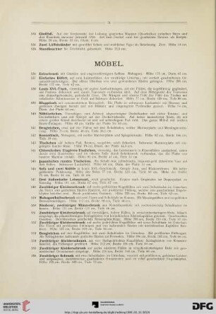 Möbel (Nr. 536-562)