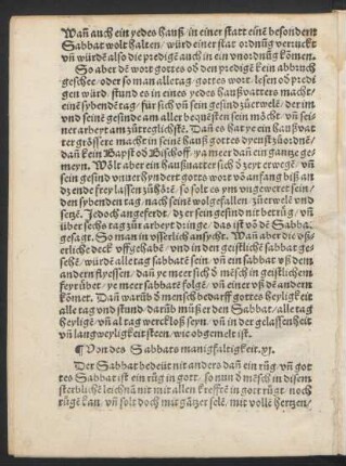 Von des Sabbats manigfaltigkeit. xi.