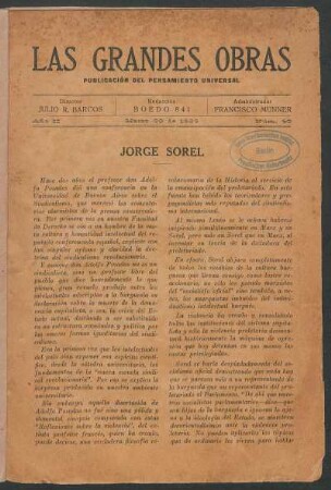 1923004000: Reflexiones sobre la violencia, [1]