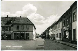 Ortrand. Bahnhofstraße