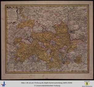 Mappa geographica exhibens principatum Brandenburgico Onolsbacensem