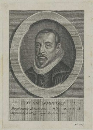 Bildnis des Jean Buxtorf