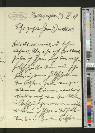 Brief an Gustav Schiefler
