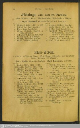 Klein-Sedlitz