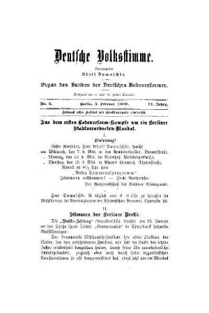 Aus dem ersten Bodenreform-Kampfe um ein Berliner Stadtverordneten-Mandat