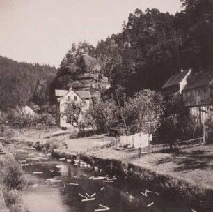Tschechien, Herrnskretschen, Kammnitzflößerei