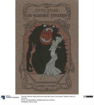 Buchumschlag Otto Gysae, Die silberne Tänzerin