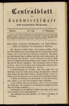 1835. No. 34. 20. November
