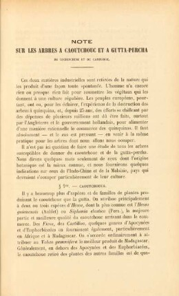Note sur les arbres a Caoutchouc et a Gutta-Percha de Cochinchine et du Cambodge