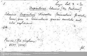 Lingua Latina; Linguae Aricae: Lingua Latina; Linguae Aricae