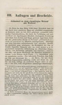 397-406 Schlusswort zu einem abgenöthigten Widerruf oder Wiederruf