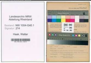 Entnazifizierung Walter Haak , geb. 01.04.1918 (Gerichtsreferendar)