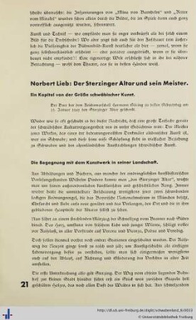 Der Sterzinger Altar und sein Meister.