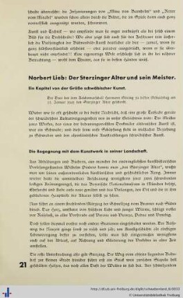 Der Sterzinger Altar und sein Meister.