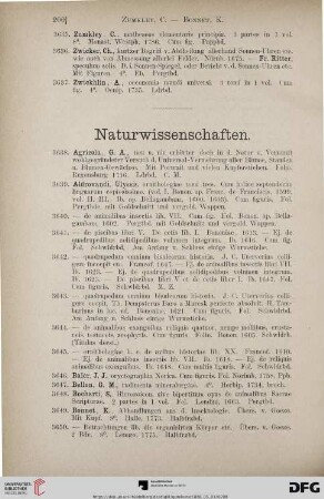 Naturwissenschaften (Nr. 3638-3710)