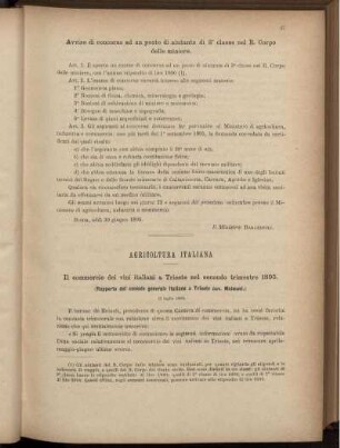 Agricoltura italiana.