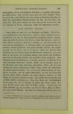 Neuntes Kapitel. Geschichte Italiens
