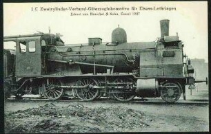 1 C Zweizylinder-Verbund-Güterzuglokomotive für Elsaas-Lothringen