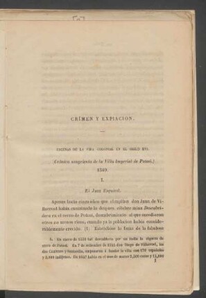 I. - El Juez Esquivel.