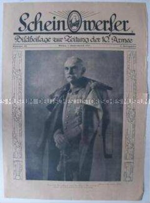 Bild-Beilage der Kriegszeitung der 10. Armee "Der Scheinwerfer"