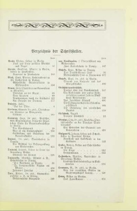 Verzeichnis der Schriftsteller