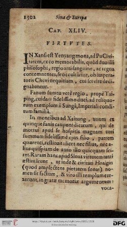 Caput XLIV: Virtutes