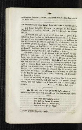 Amtsbefugniß eines Local-Schulinspektors in Württemberg