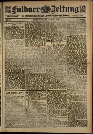 Ausgabe vom Dienstag, den 04. Dezember 1900.