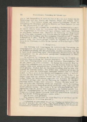 C. Bergwesen.