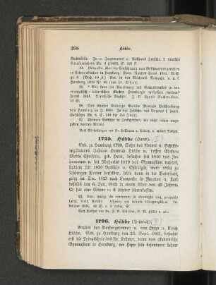 1726. Hübbe (Heinrich).