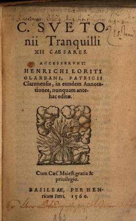 C. Svetonii Tranquilli XII Caesares : Cum locuplete rerum et uerborum memorabilium Indice