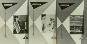 Drei Zeitschriften-Titelblätter Kulturwaren