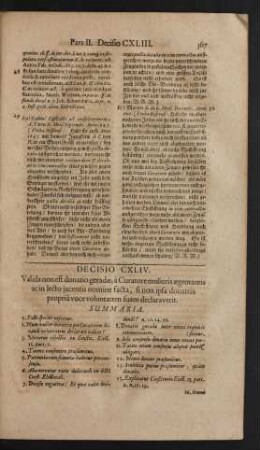 Decisio CXLIV.