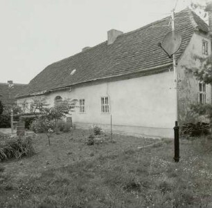 Peitz. Wohnhaus : Peitz, Gubener Vorstadt 1. Wohnhaus (18. Jahrhundert). Gartenansicht