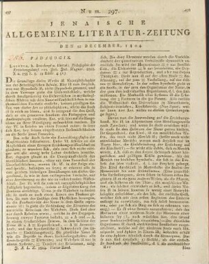 Num. 297. Den 12. December 1804